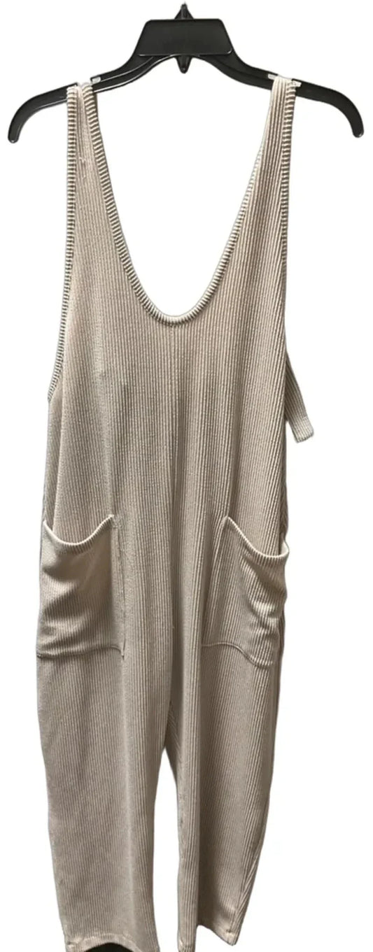 Jumpsuit By Cmc In Beige, Size: S