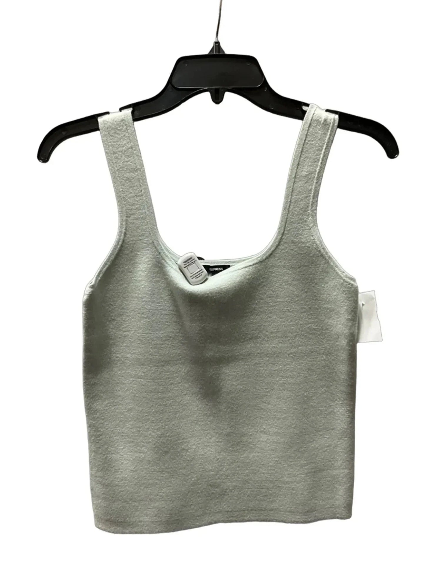 Top Sleeveless Basic By Express In Green, Size: M