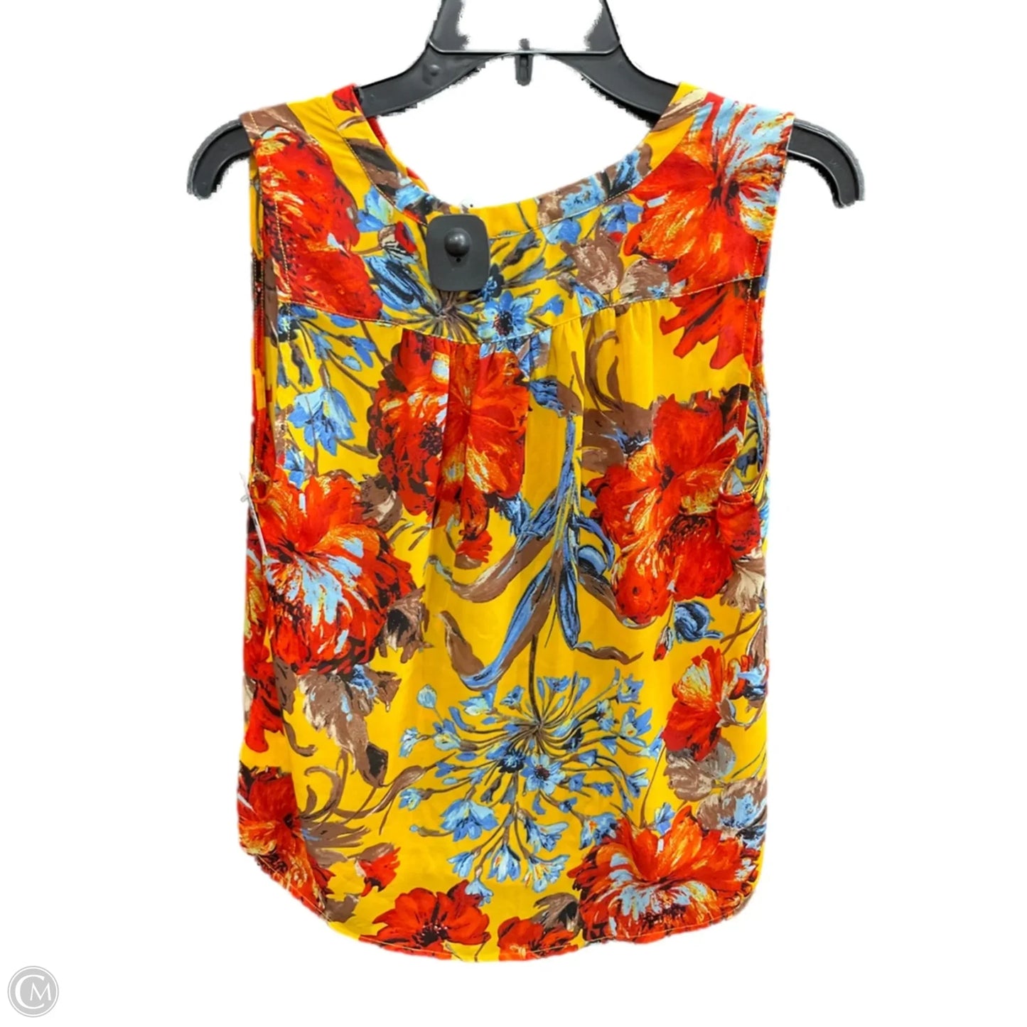 Top Sleeveless By Dalia In Yellow, Size: M