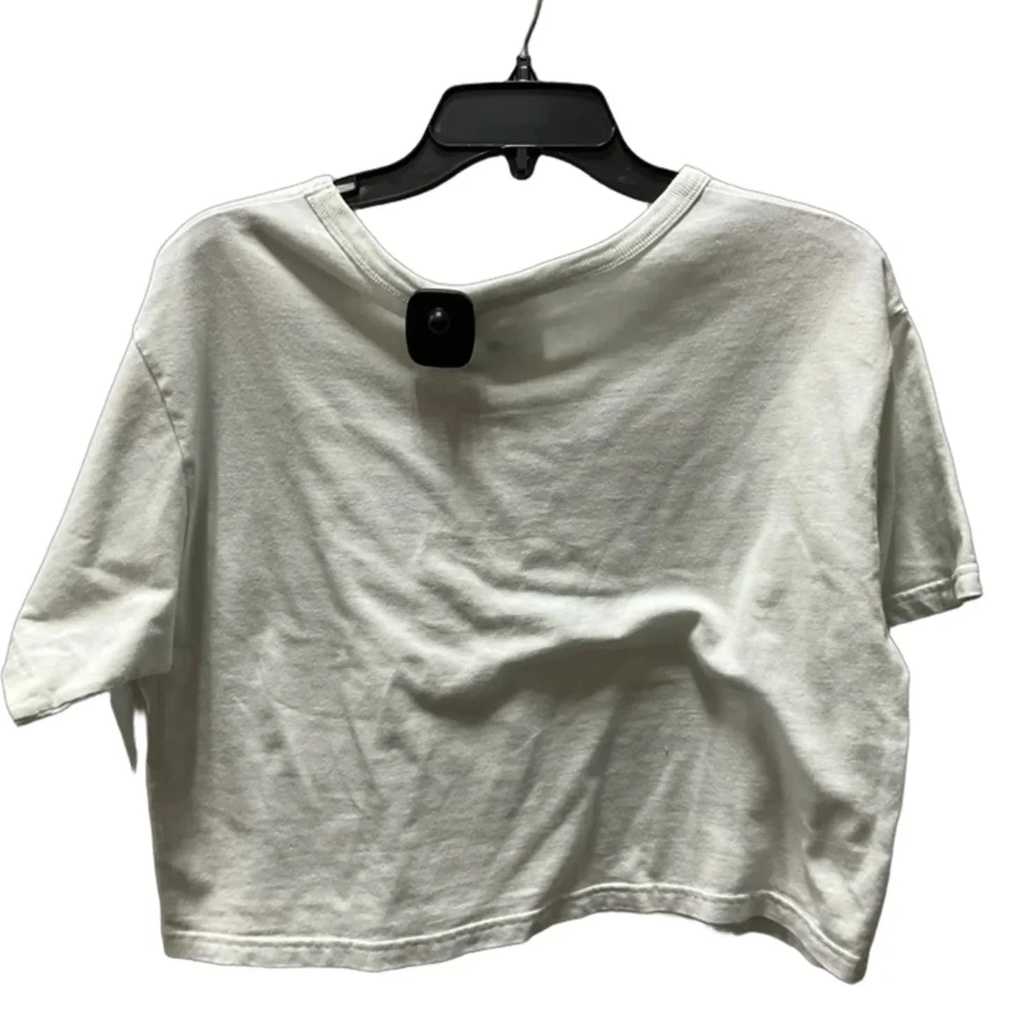 Athletic Top Short Sleeve By Champion In White, Size: M