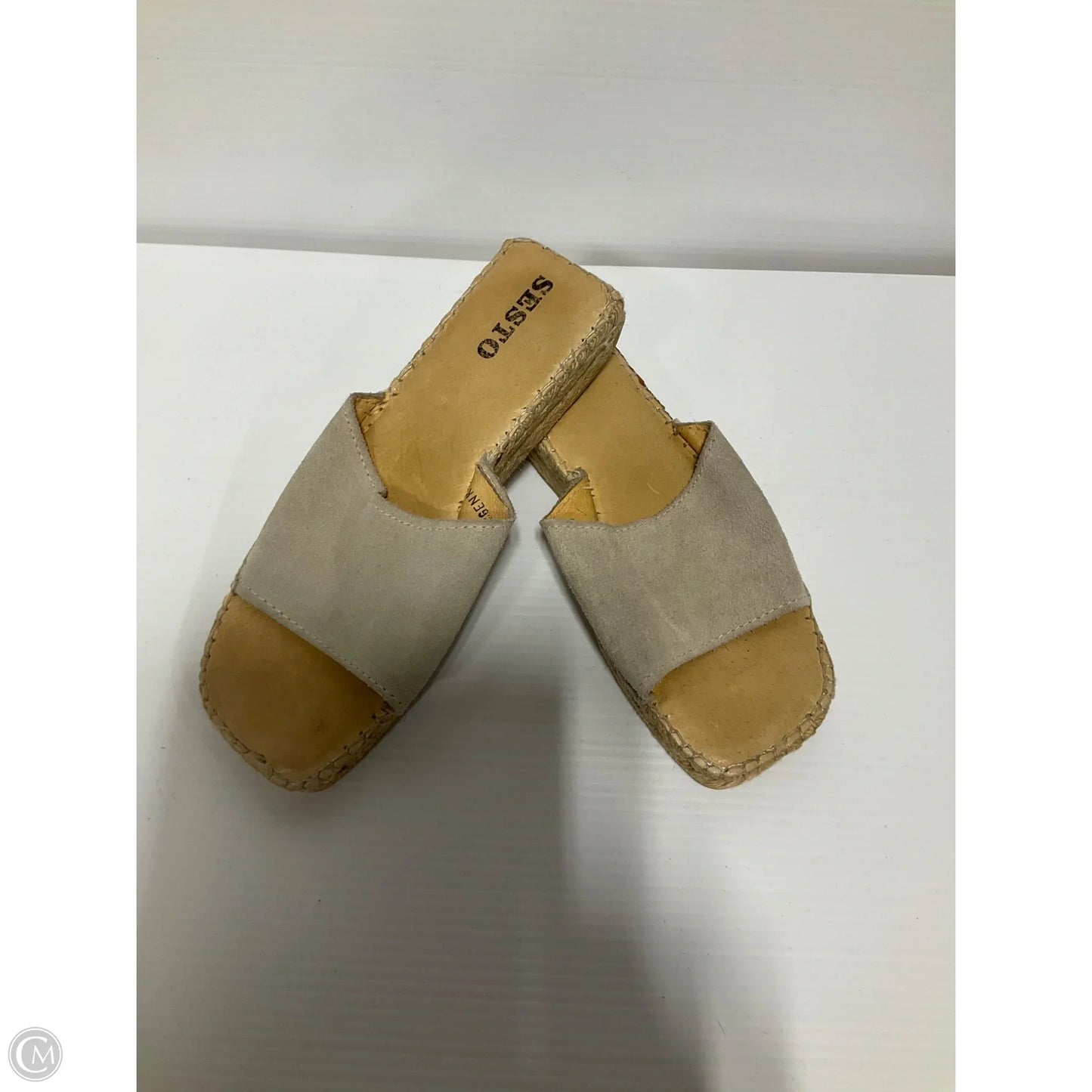 Sandals Flats By Sesto Meucci In Grey, Size: 9
