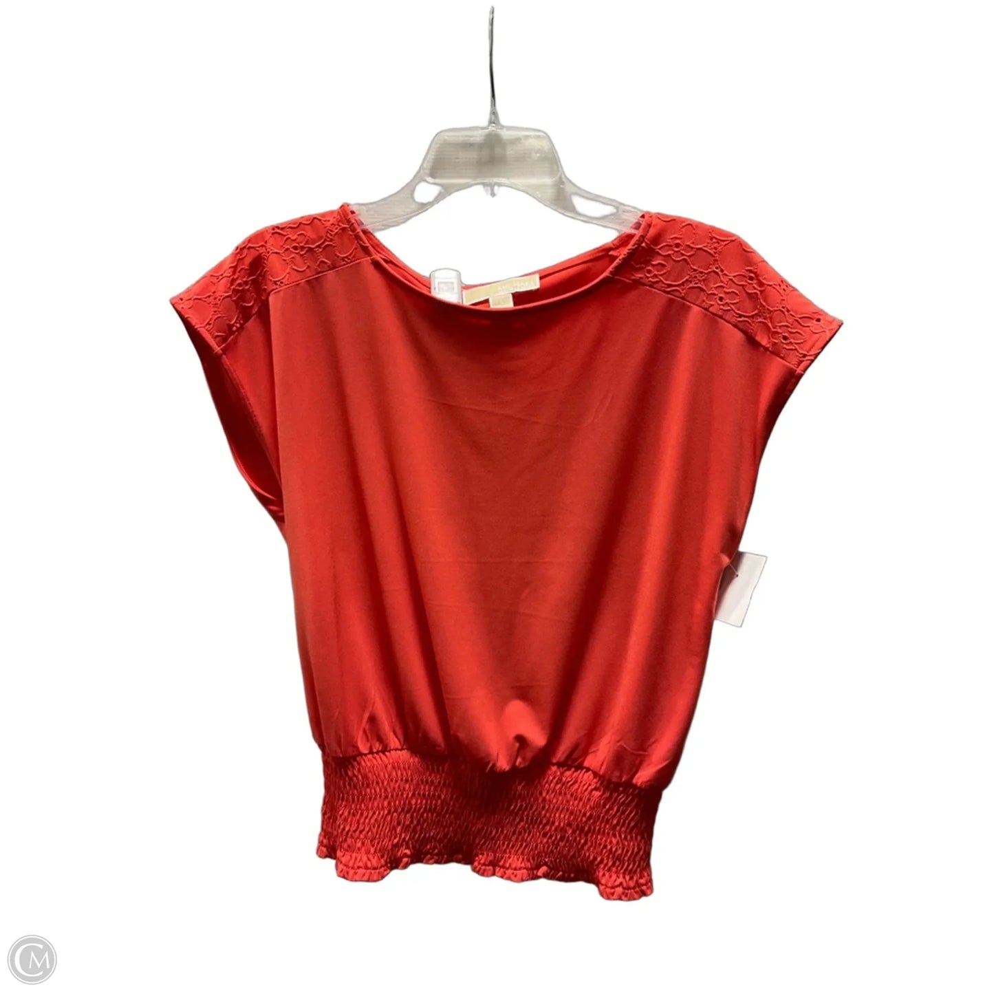 Top Short Sleeve By Michael By Michael Kors In Orange, Size: S