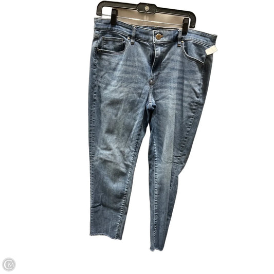 Jeans Straight By White House Black Market In Blue Denim, Size: 12