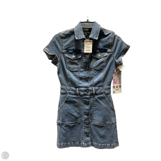 Dress Casual Short By Rewash In Blue Denim, Size: Xs