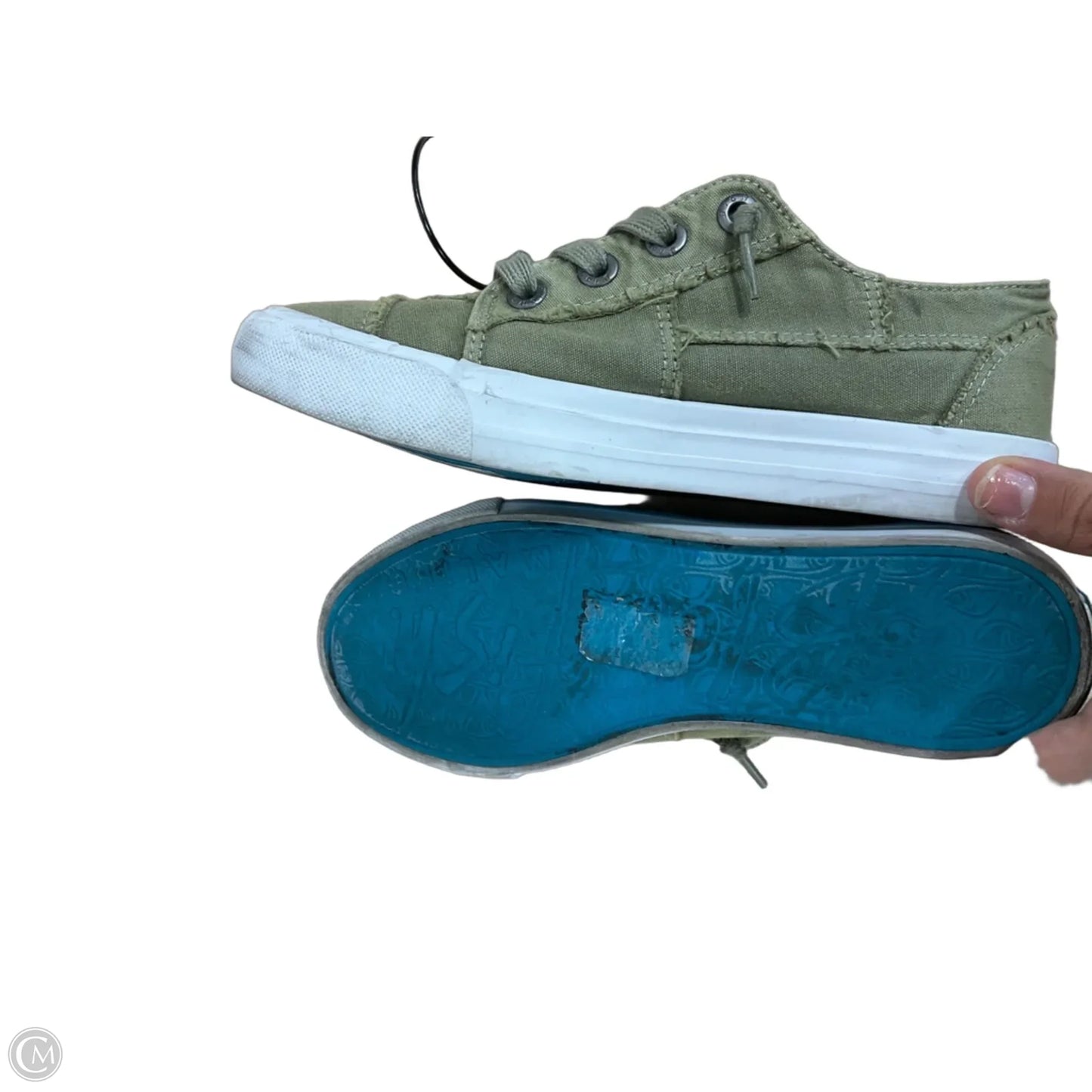 Shoes Sneakers By Blowfish In Green, Size: 6.5
