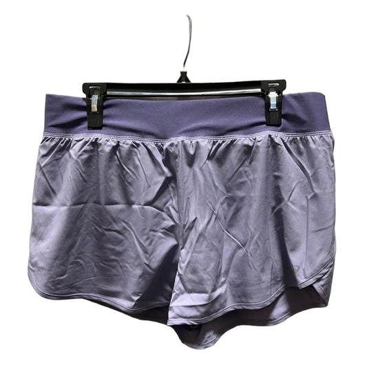 Athletic Shorts By Asics In Purple, Size: L