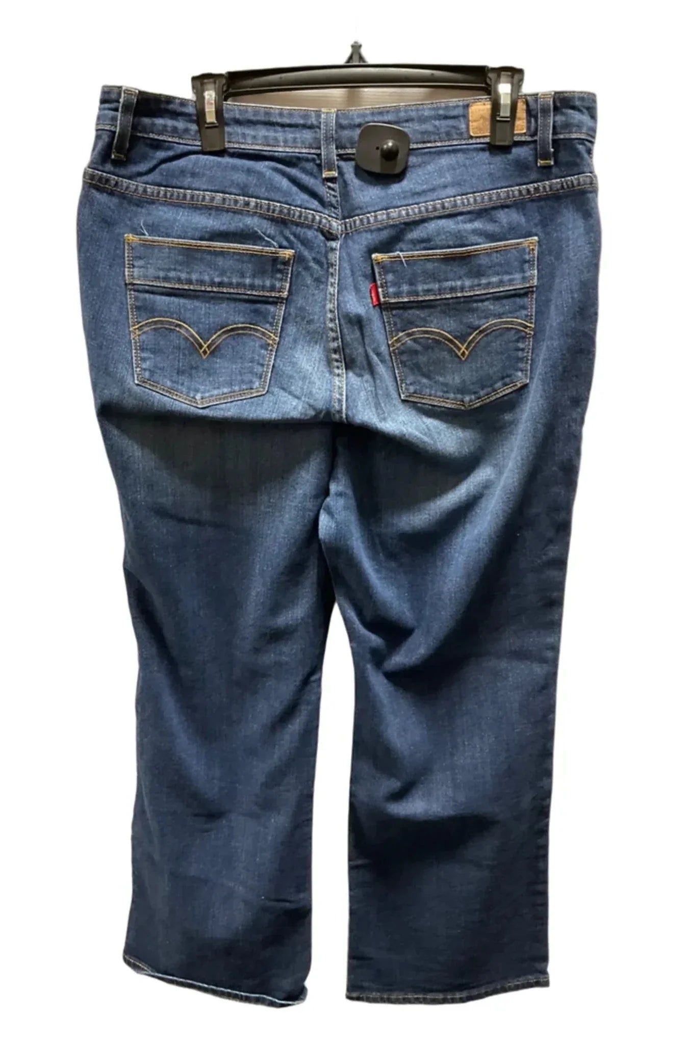 Jeans Boot Cut By Levis In Blue Denim, Size: 16