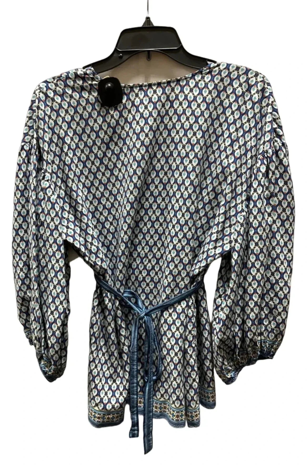 Top Short Sleeve By Max Studio In Blue, Size: Xlp