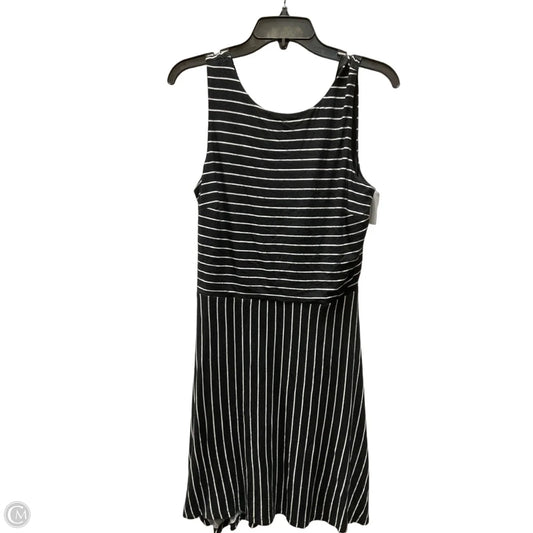 Dress Casual Short By Loft In Striped Pattern, Size: 10