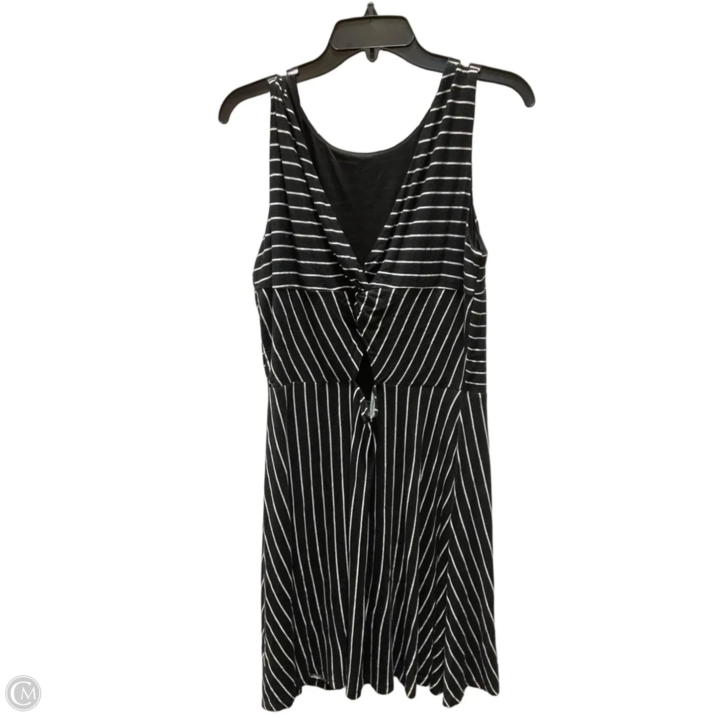 Dress Casual Short By Loft In Striped Pattern, Size: 10