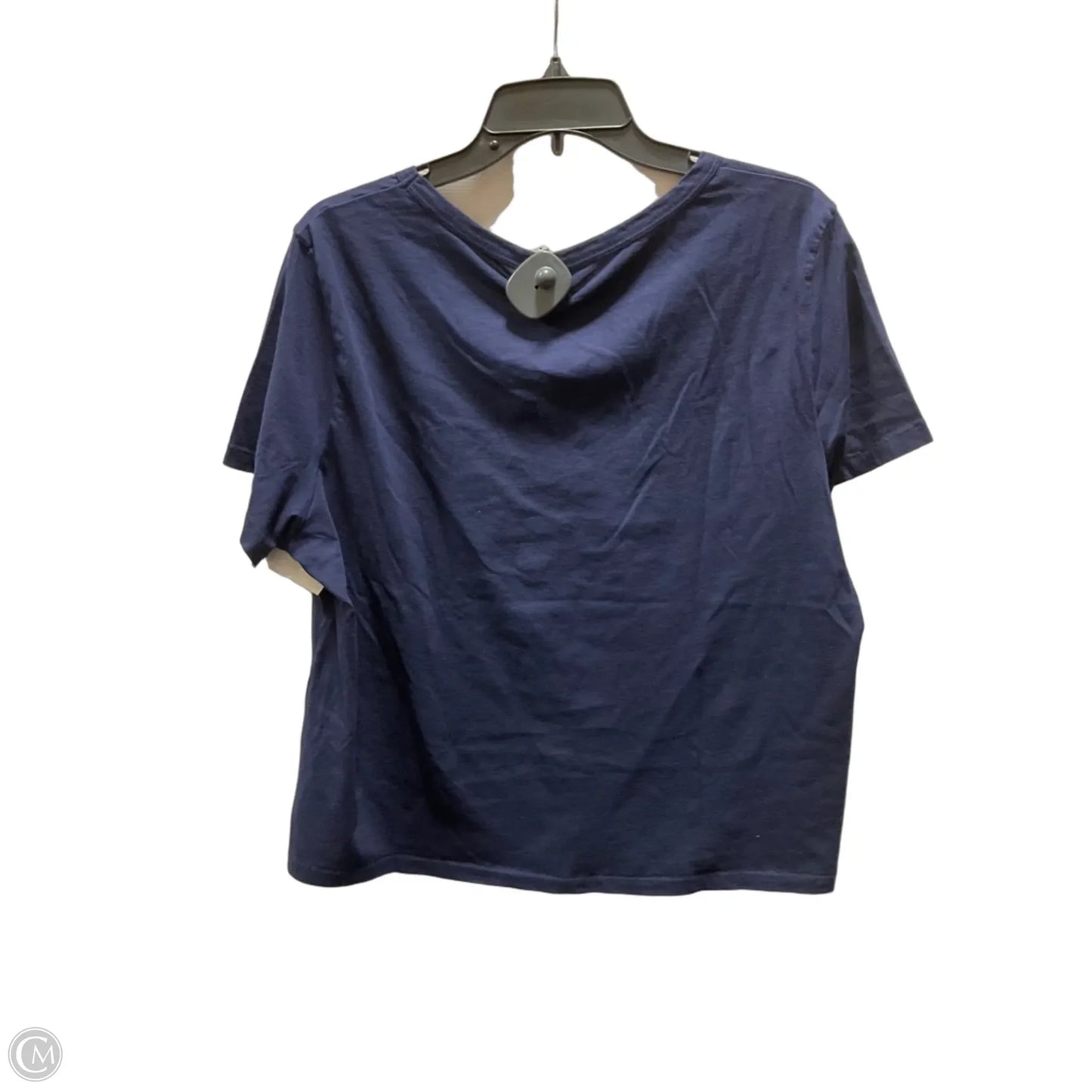 Top Short Sleeve By Gap In Navy, Size: Xl