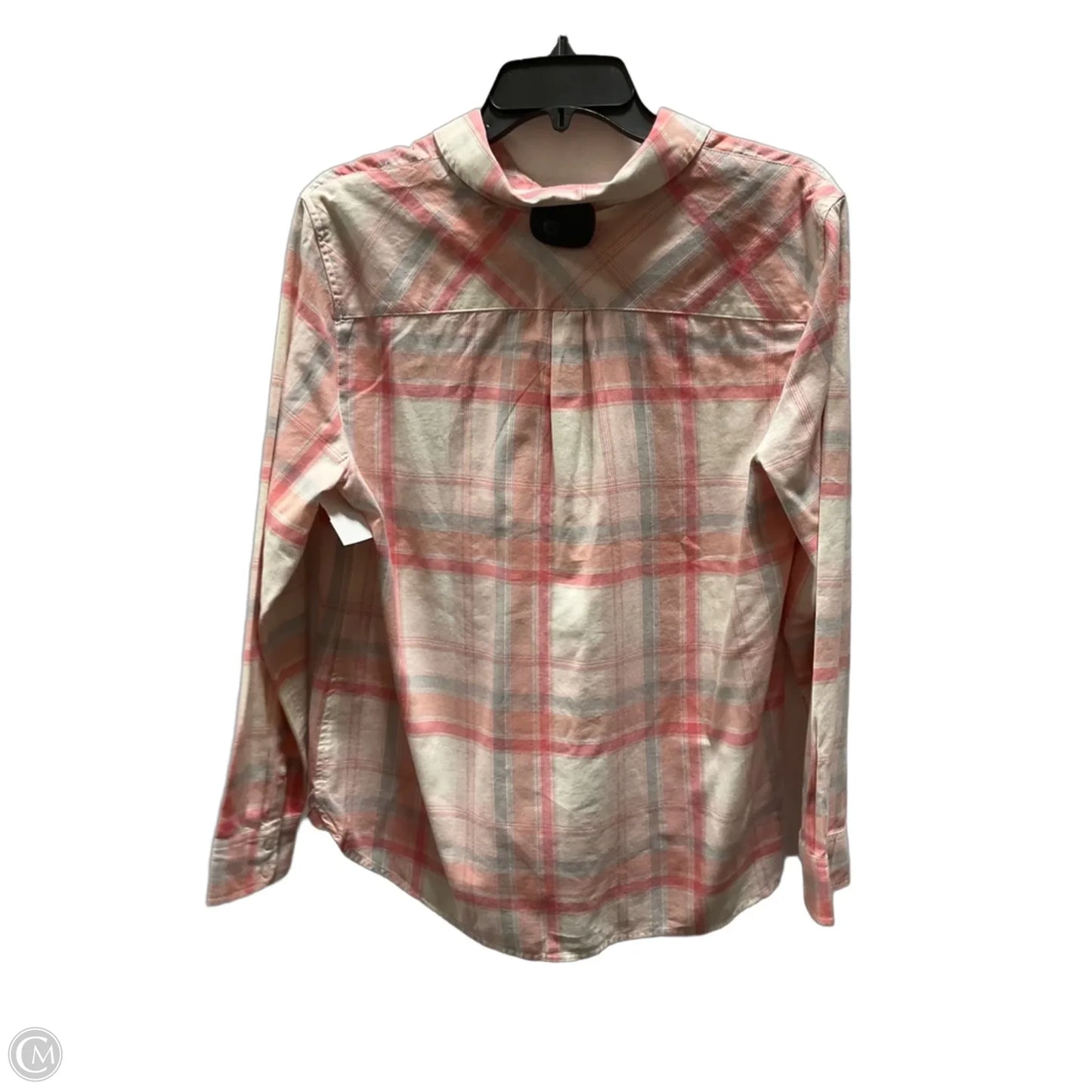 Blouse Long Sleeve By Talbots In Pink, Size: Lp