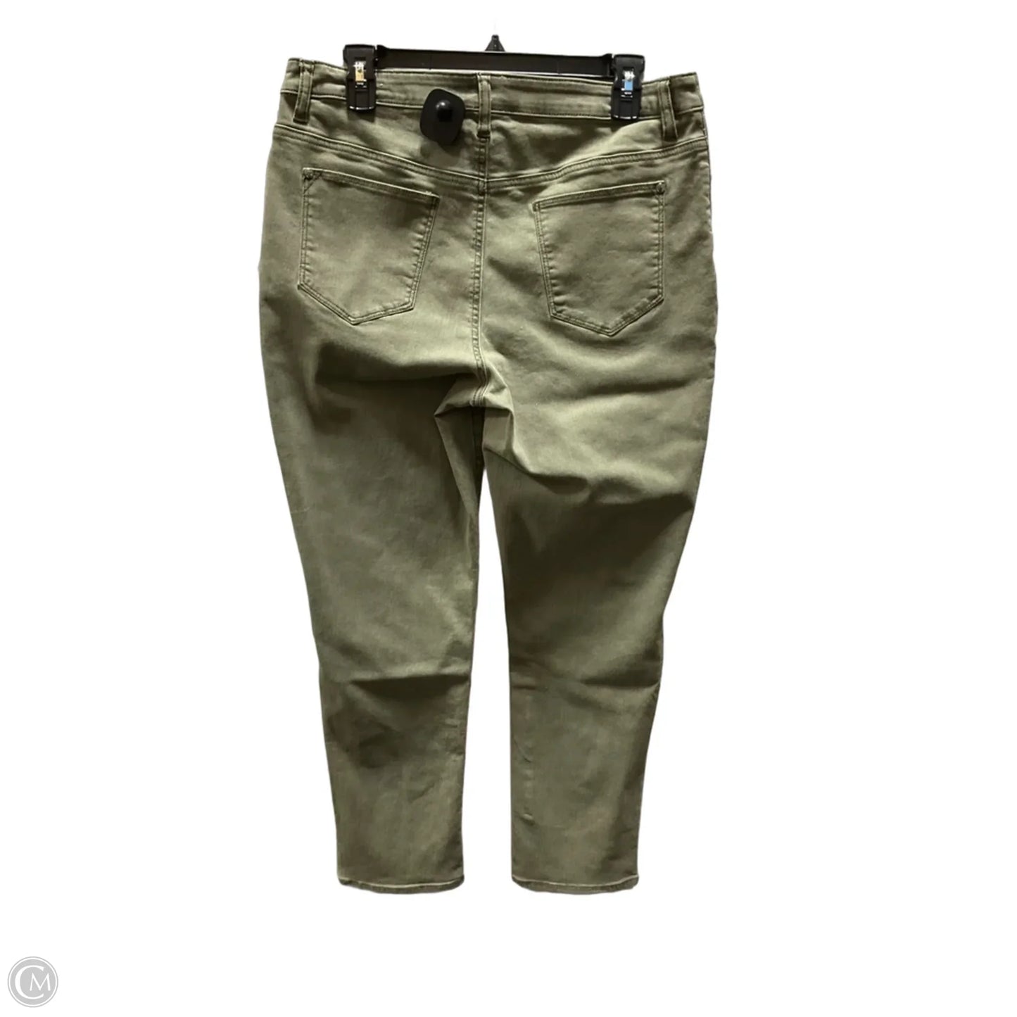 Jeans Straight By Chicos In Green, Size: M