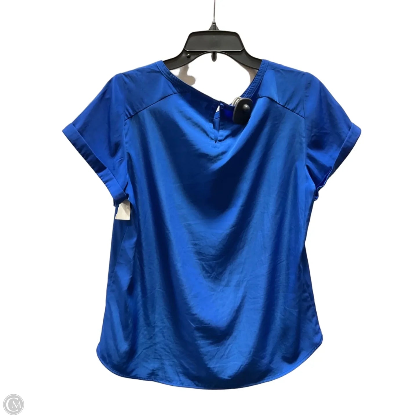 Top Short Sleeve Basic By Chicos In Blue, Size: M
