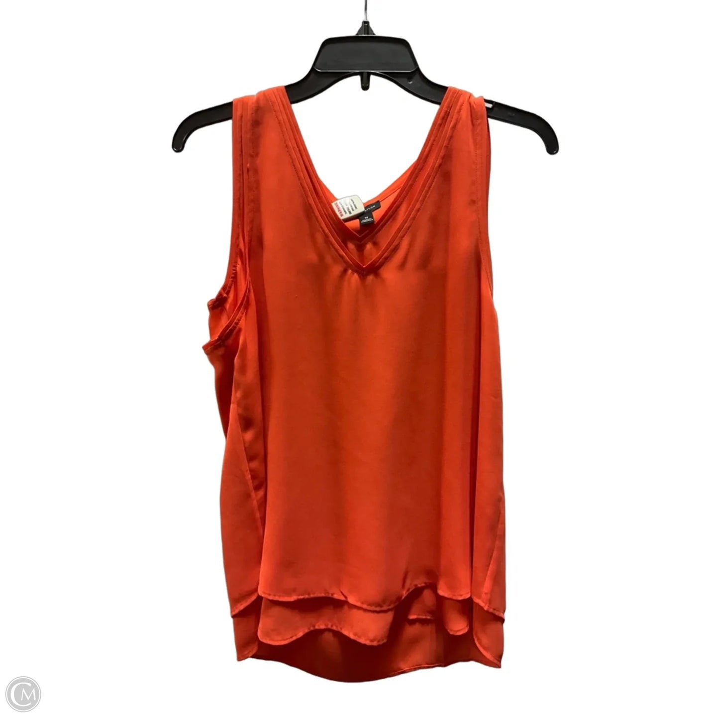 Top Sleeveless Basic By Ann Taylor In Orange, Size: M