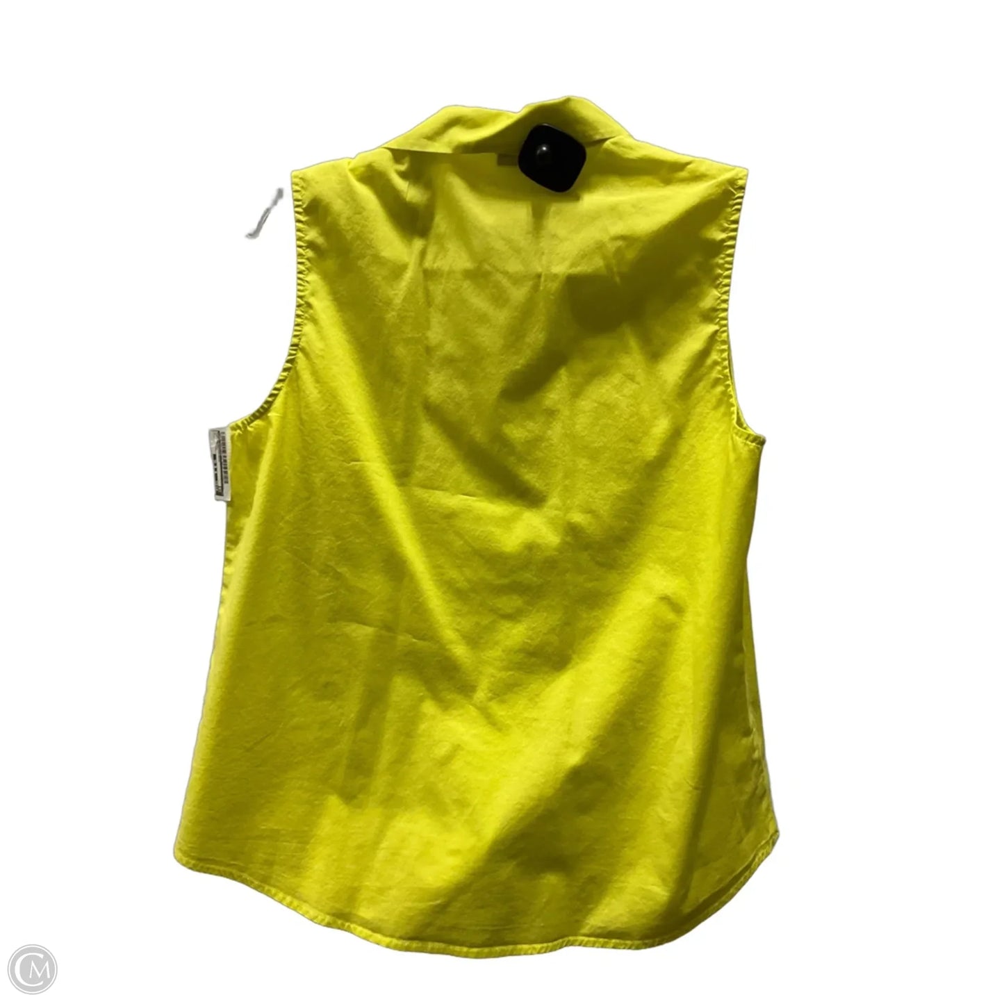 Top Sleeveless By Ann Taylor In Yellow, Size: M