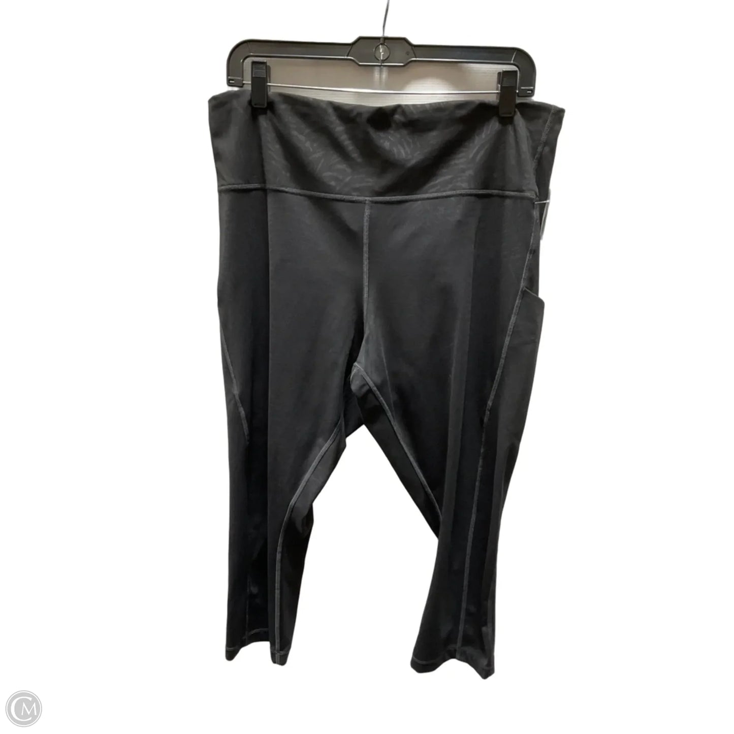 Athletic Capris By Athleta In Black, Size: 2x
