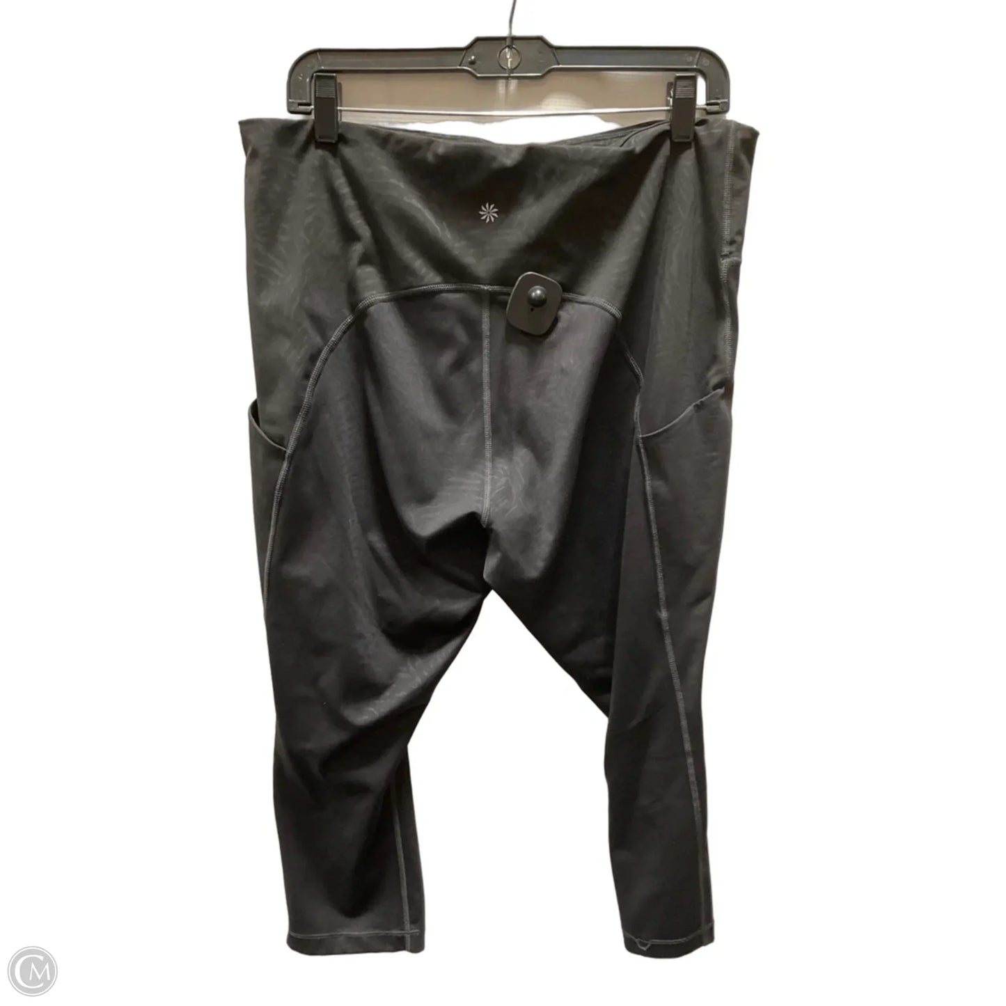 Athletic Capris By Athleta In Black, Size: 2x