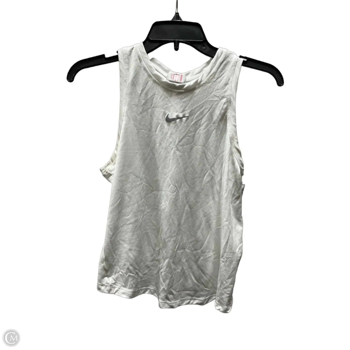 Athletic Tank Top By Nike In White, Size: S