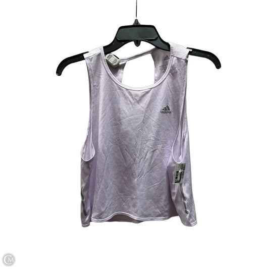Athletic Tank Top By Adidas In Purple, Size: S