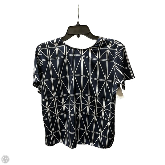Top Short Sleeve By Banana Republic In Blue, Size: S