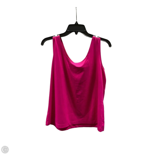 Top Sleeveless Basic By Chicos In Pink, Size: Xl