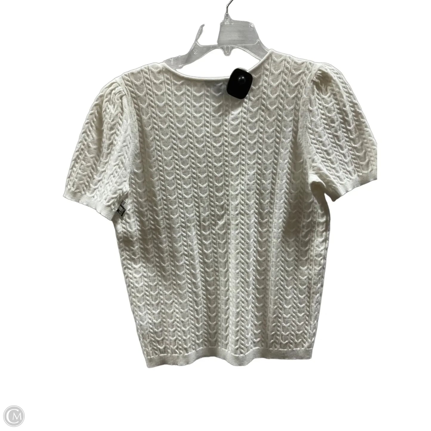 Top Short Sleeve By Draper James In White, Size: M