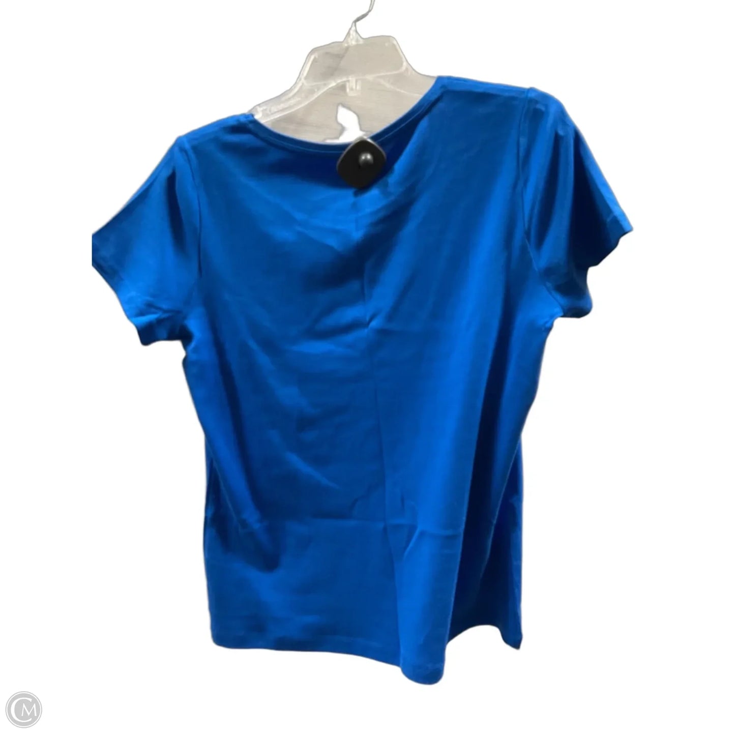 Top Short Sleeve By St Johns Bay In Blue, Size: L