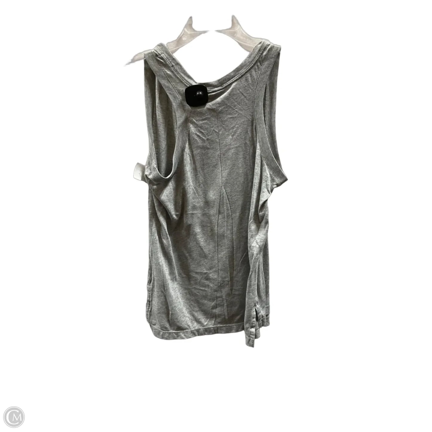 Athletic Tank Top By Nike In Grey, Size: M