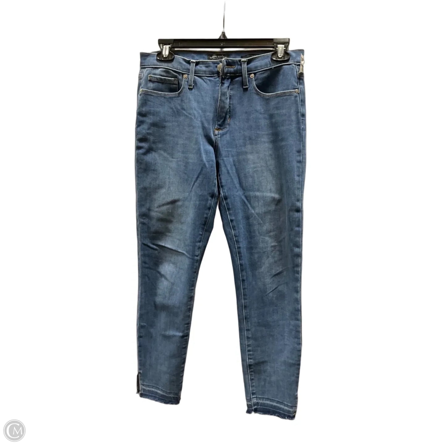 Jeans Straight By Banana Republic In Blue Denim, Size: 6