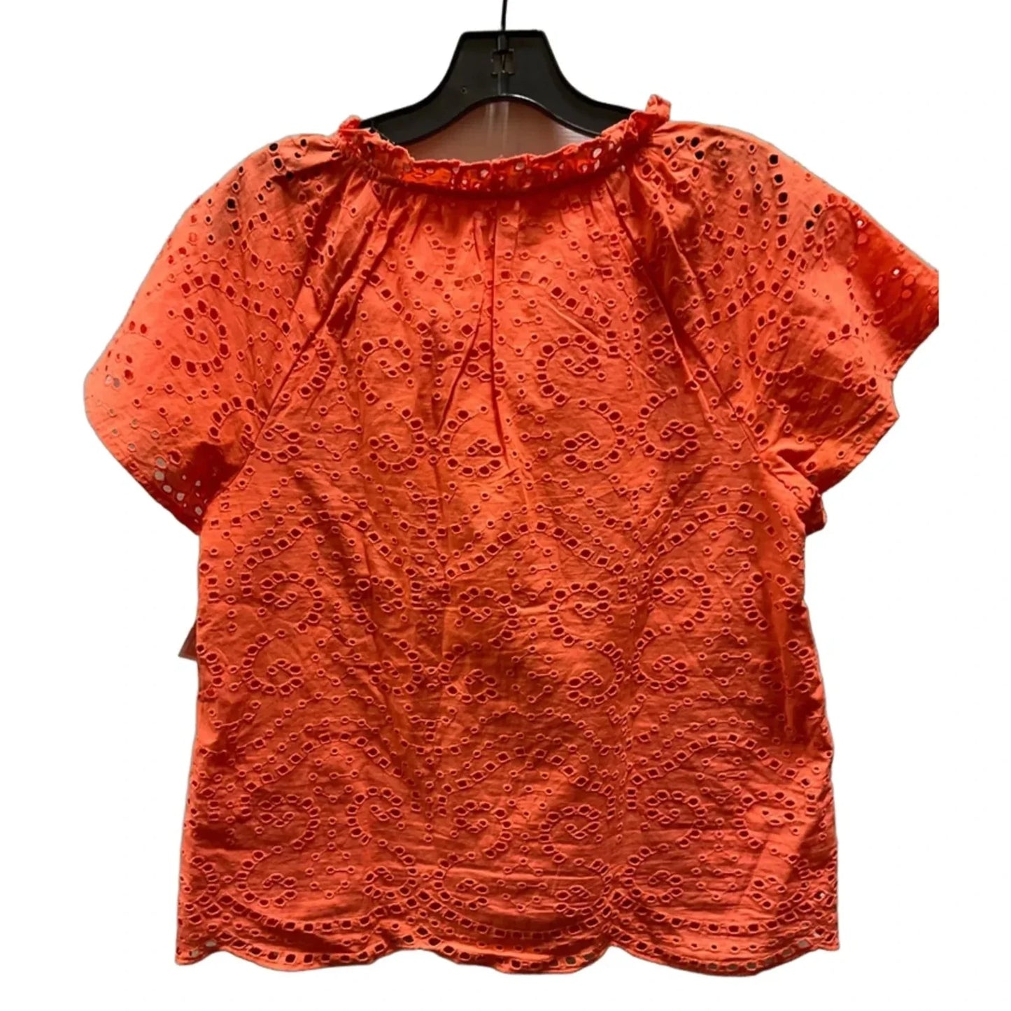 Top Short Sleeve By Talbots In Orange, Size: M