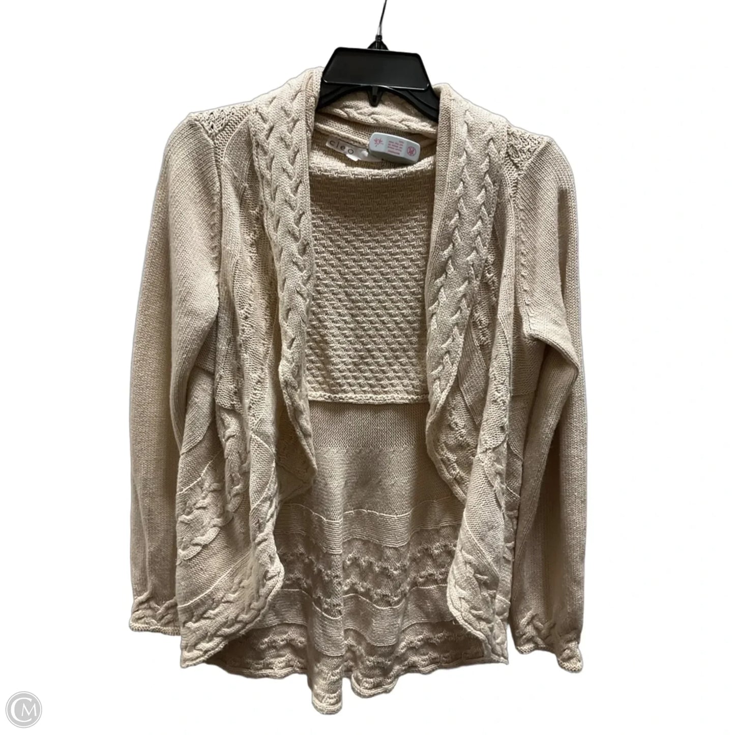 Cardigan By Clothes Mentor In Cream, Size: S