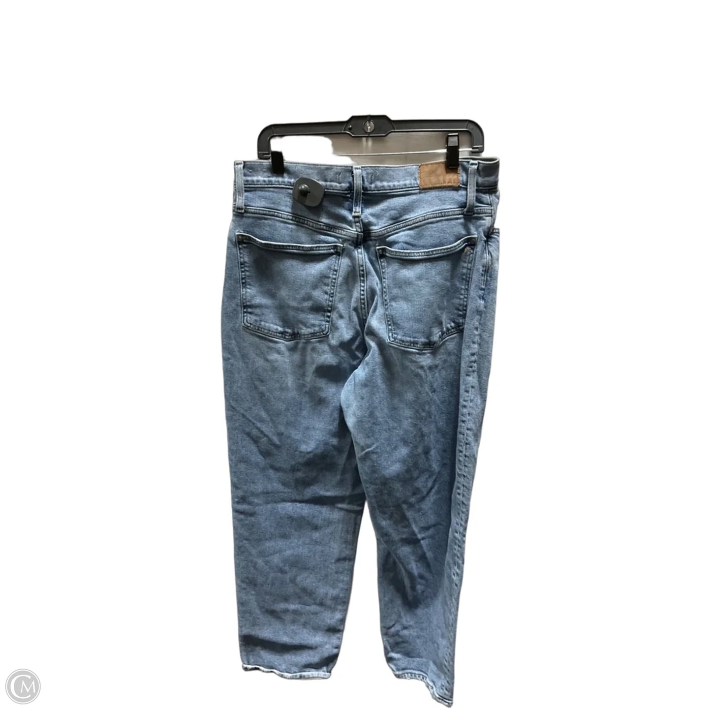 Jeans Straight By Madewell In Blue Denim, Size: 8