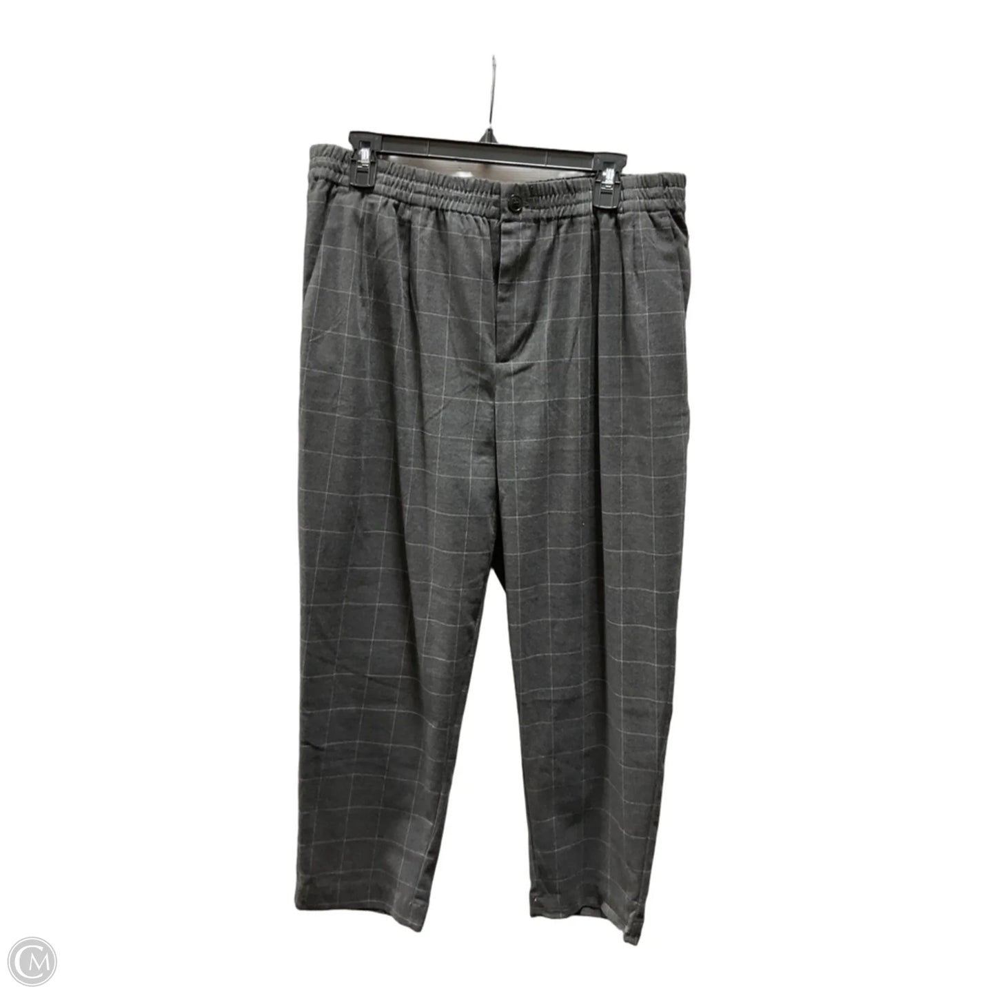 Pants Wide Leg By Madewell In Grey, Size: L
