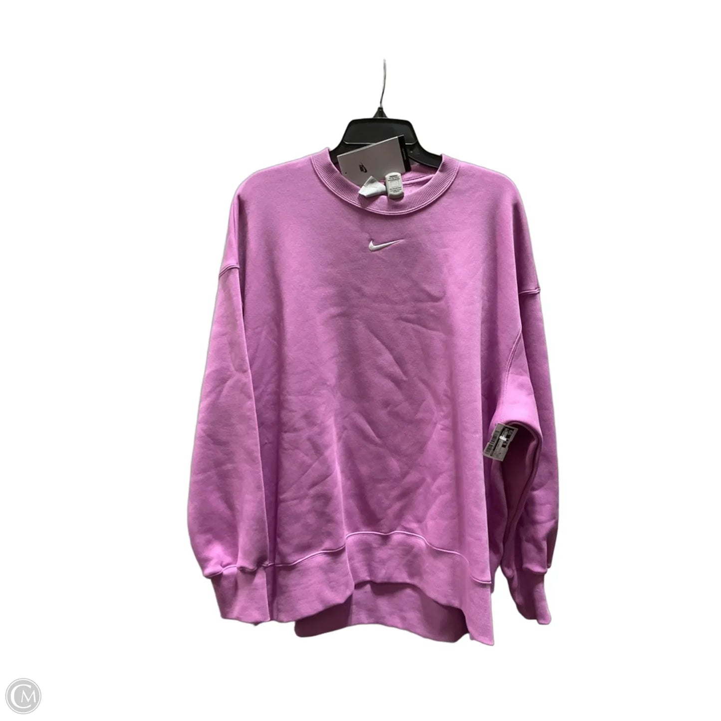 Athletic Sweatshirt Crewneck By Nike In Purple, Size: Xl