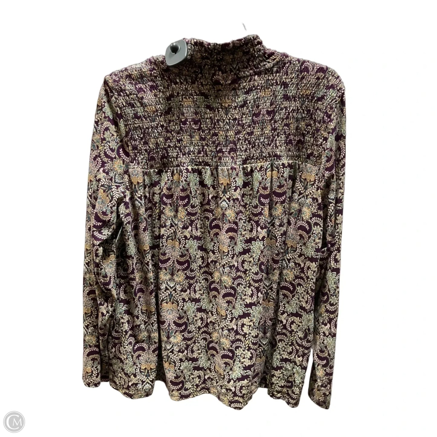 Top Long Sleeve By J. Jill In Purple, Size: Xl