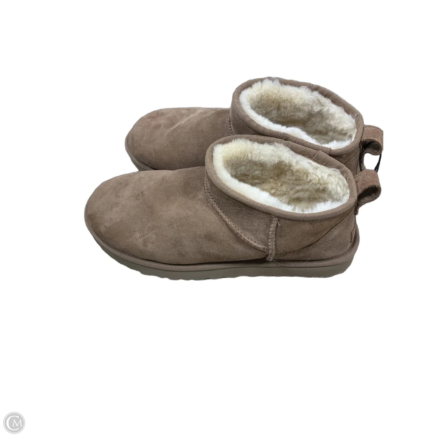 Boots Ankle Flats By Ugg In Brown, Size: 11