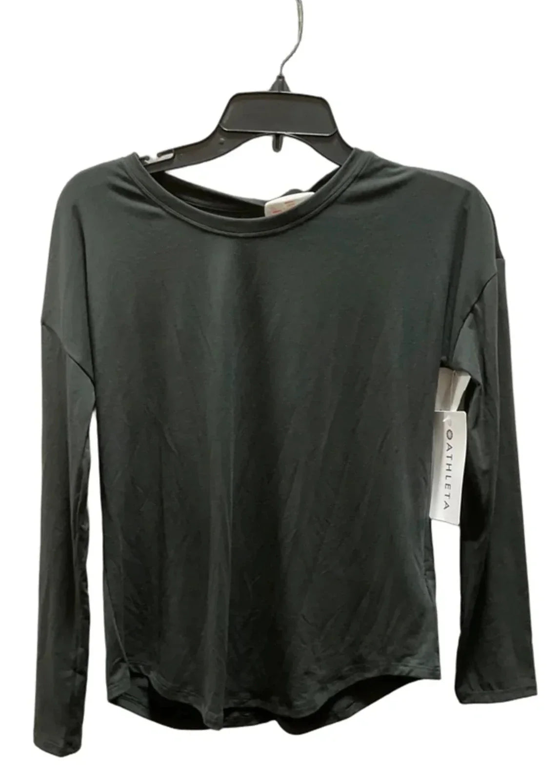 Athletic Top Long Sleeve Collar By Athleta In Green, Size: Xxs