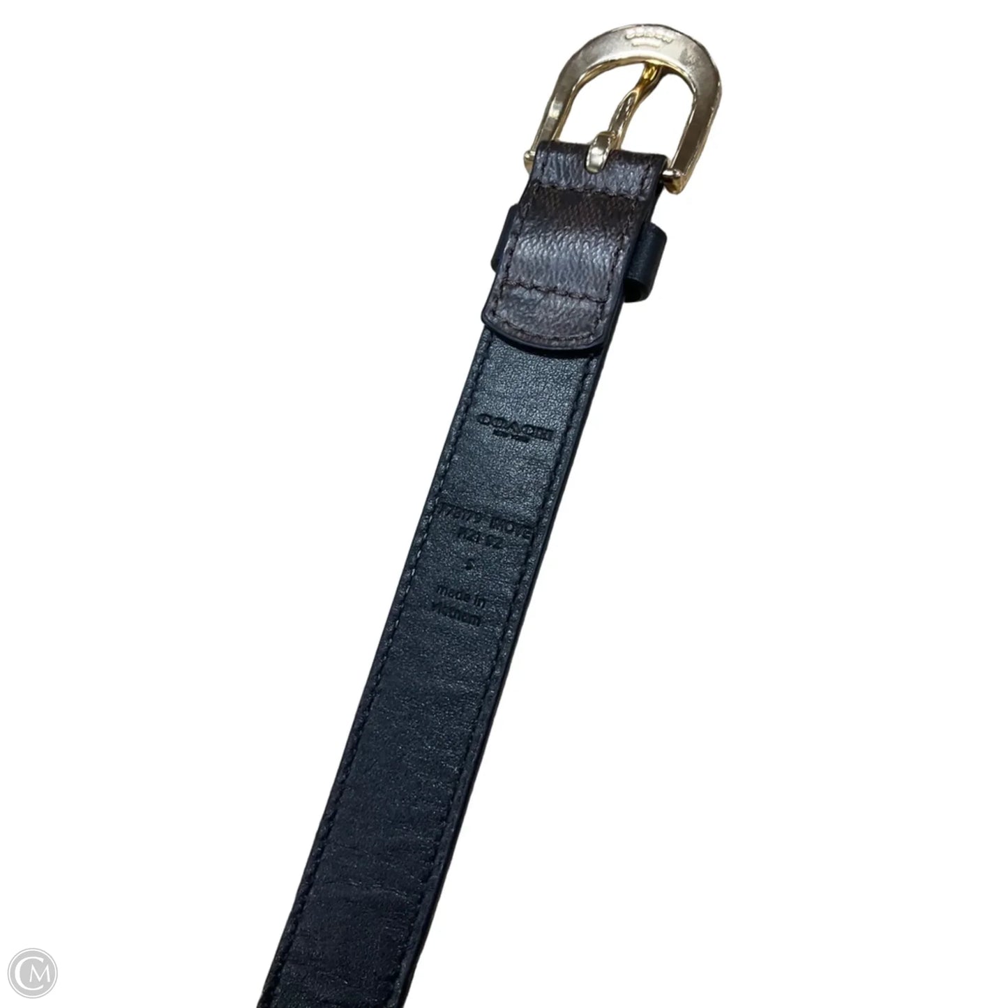 Belt Designer By Coach, Size: Small