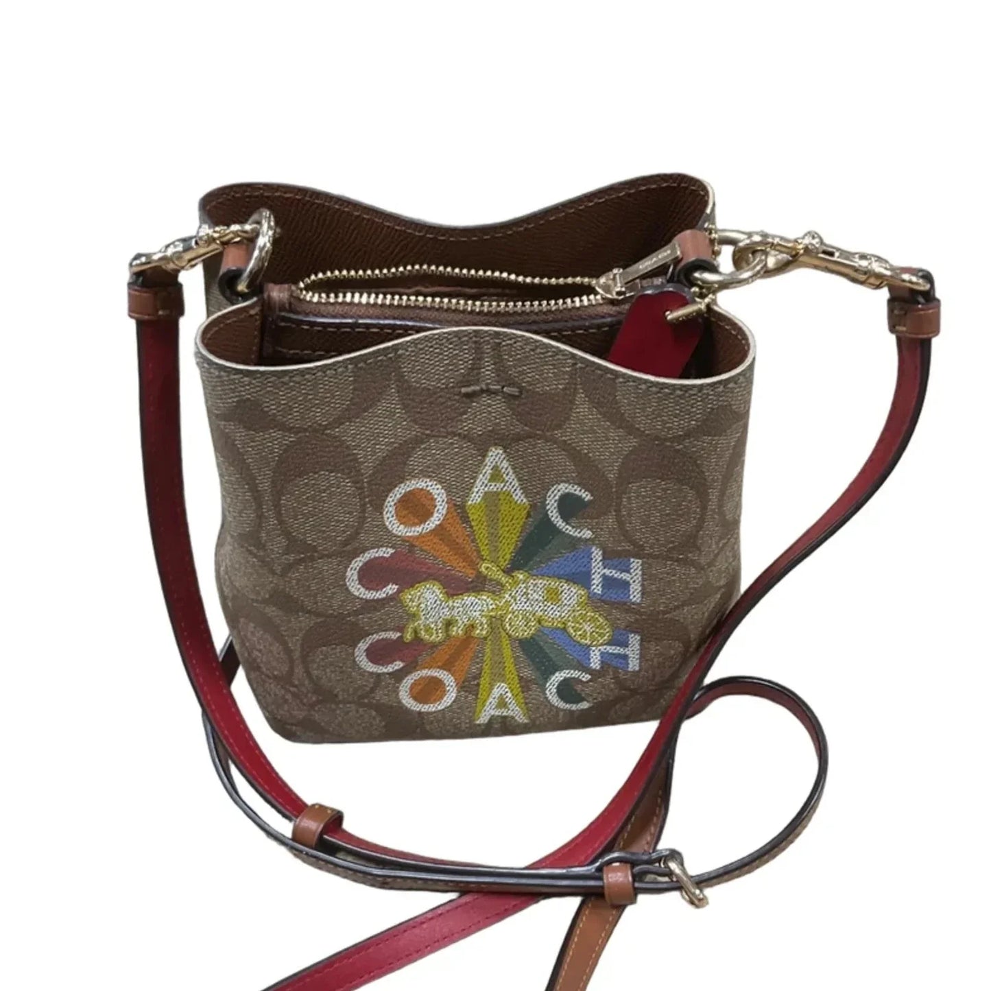 Crossbody Designer By Coach, Size: Small
