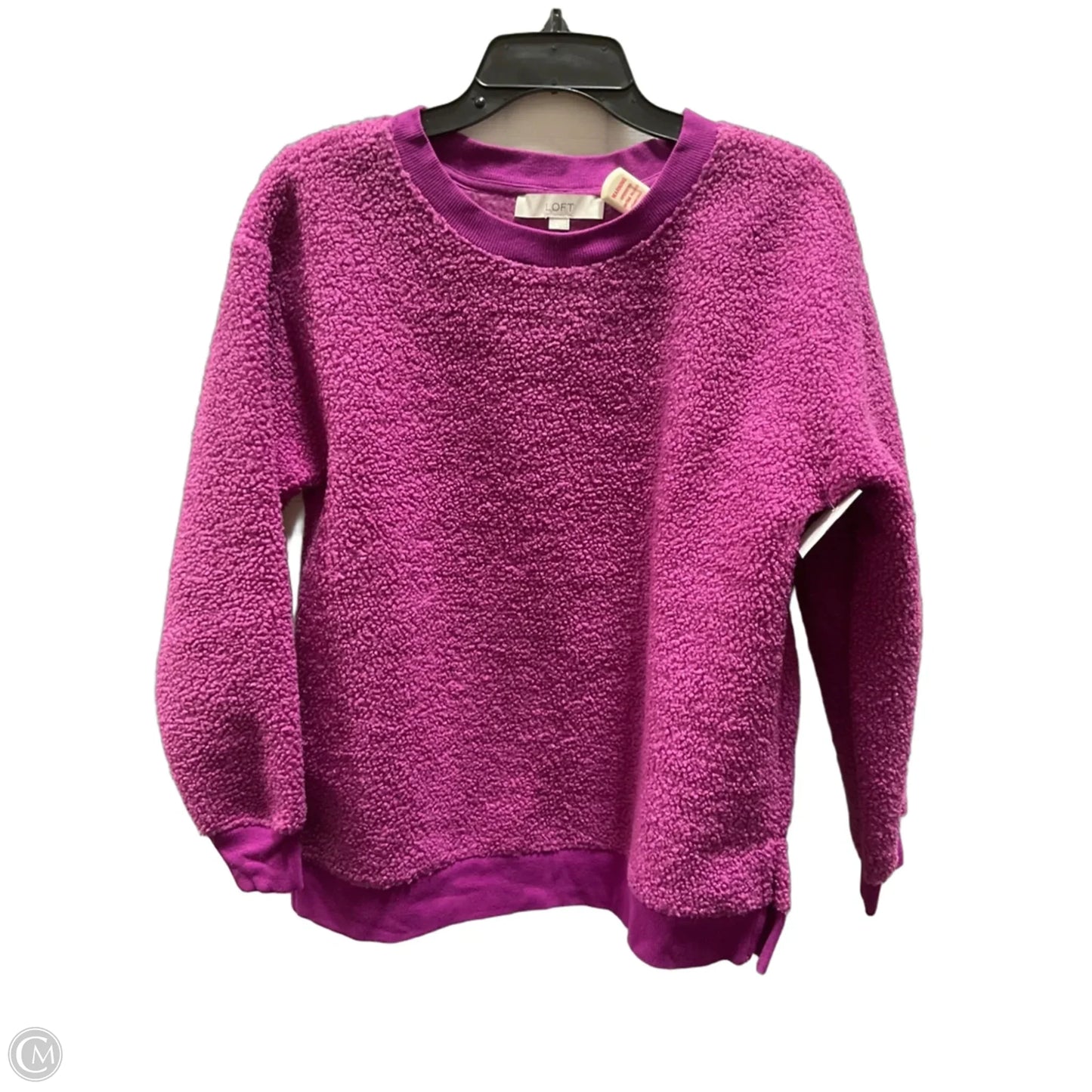 Top Long Sleeve By Loft In Purple, Size: S