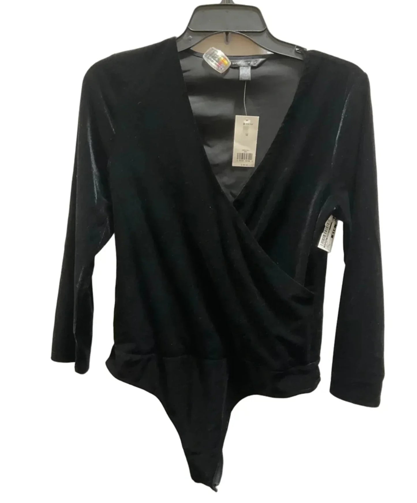 Top Long Sleeve By Banana Republic In Black, Size: M