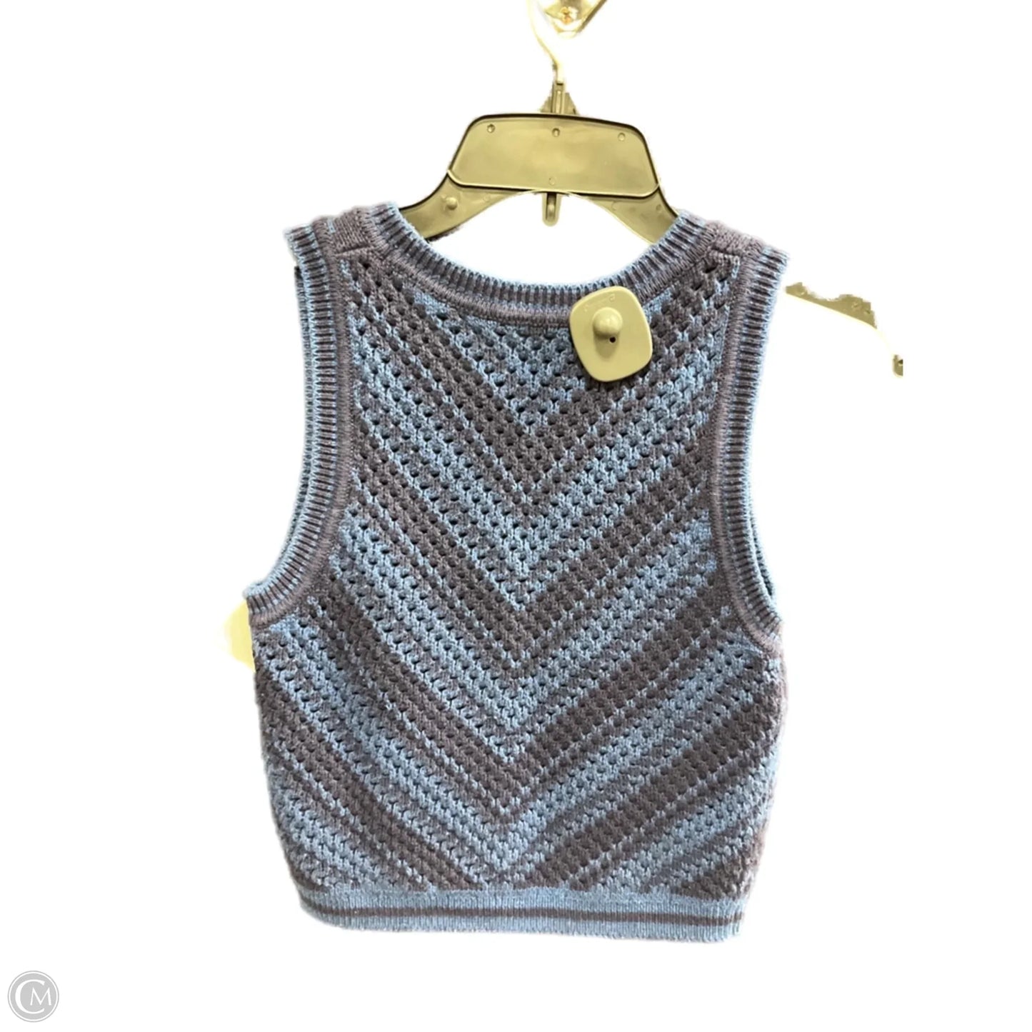 Sweater Short Sleeve By Gap In Blue, Size: Xs