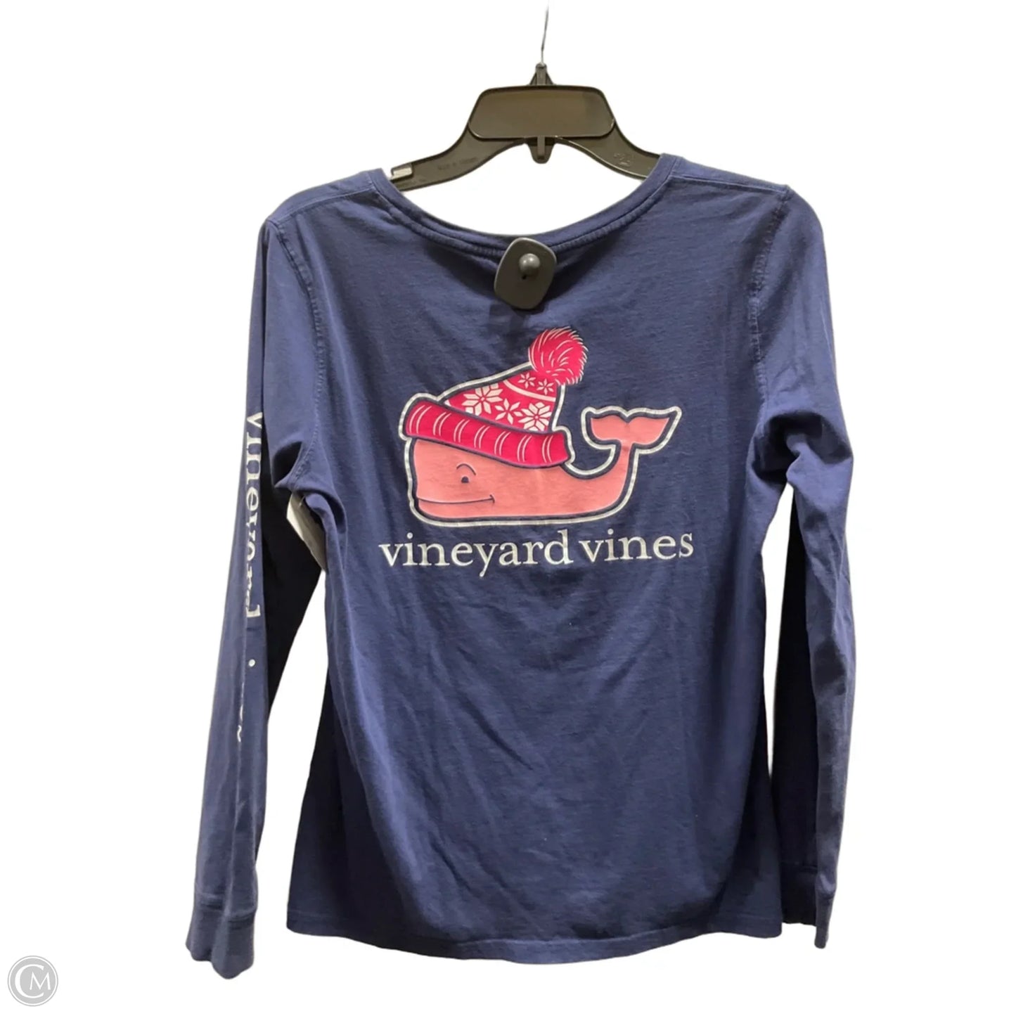 Top Long Sleeve By Vineyard Vines In Blue, Size: S