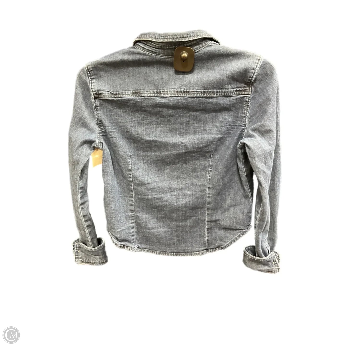 Blouse Long Sleeve By Gap In Navy, Size: Xs