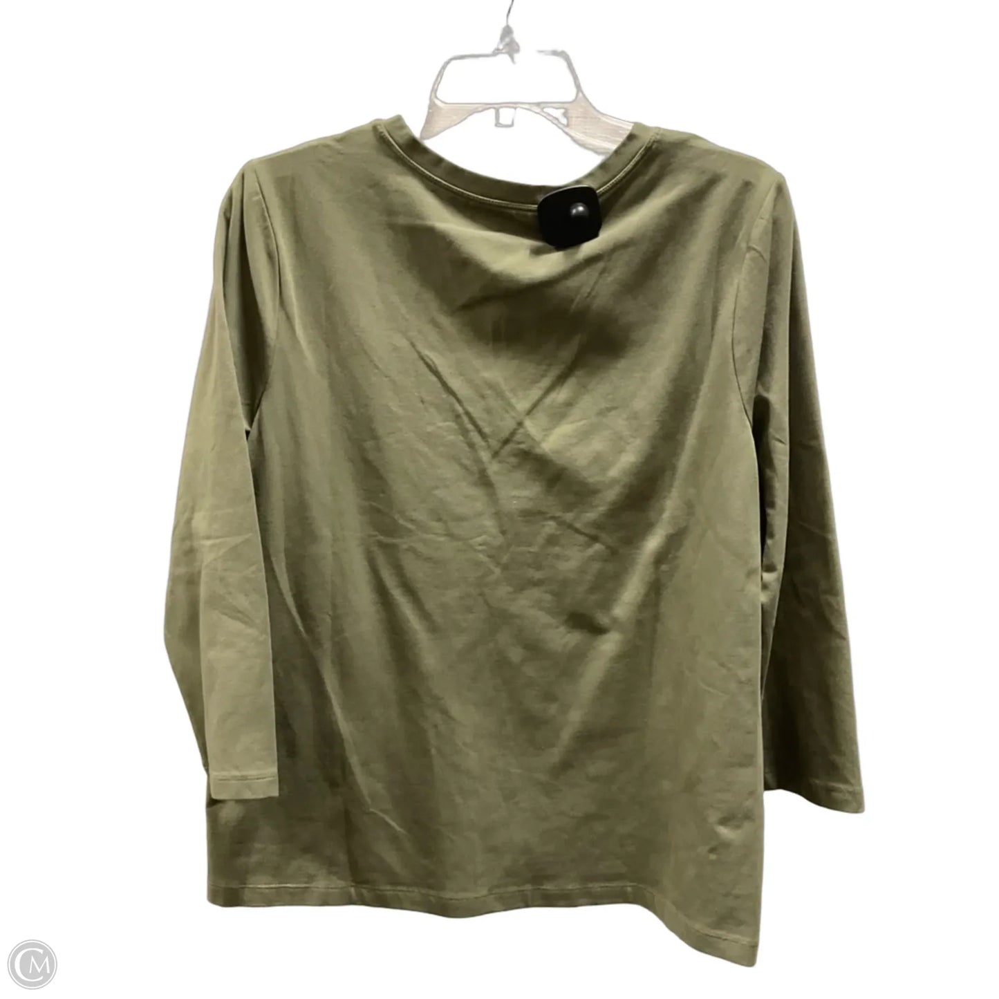 Top Long Sleeve By Chicos In Green, Size: L