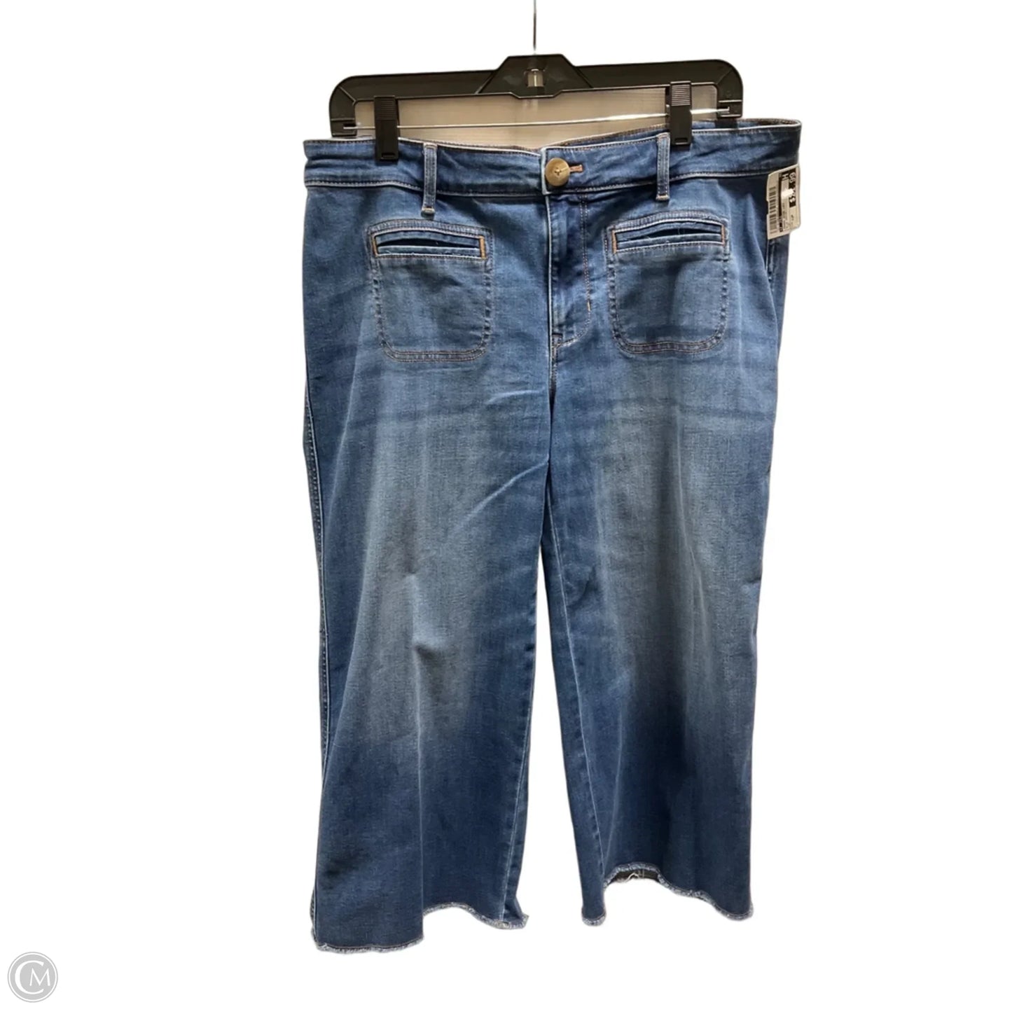 Jeans Wide Leg By J. Jill In Blue Denim, Size: 12p