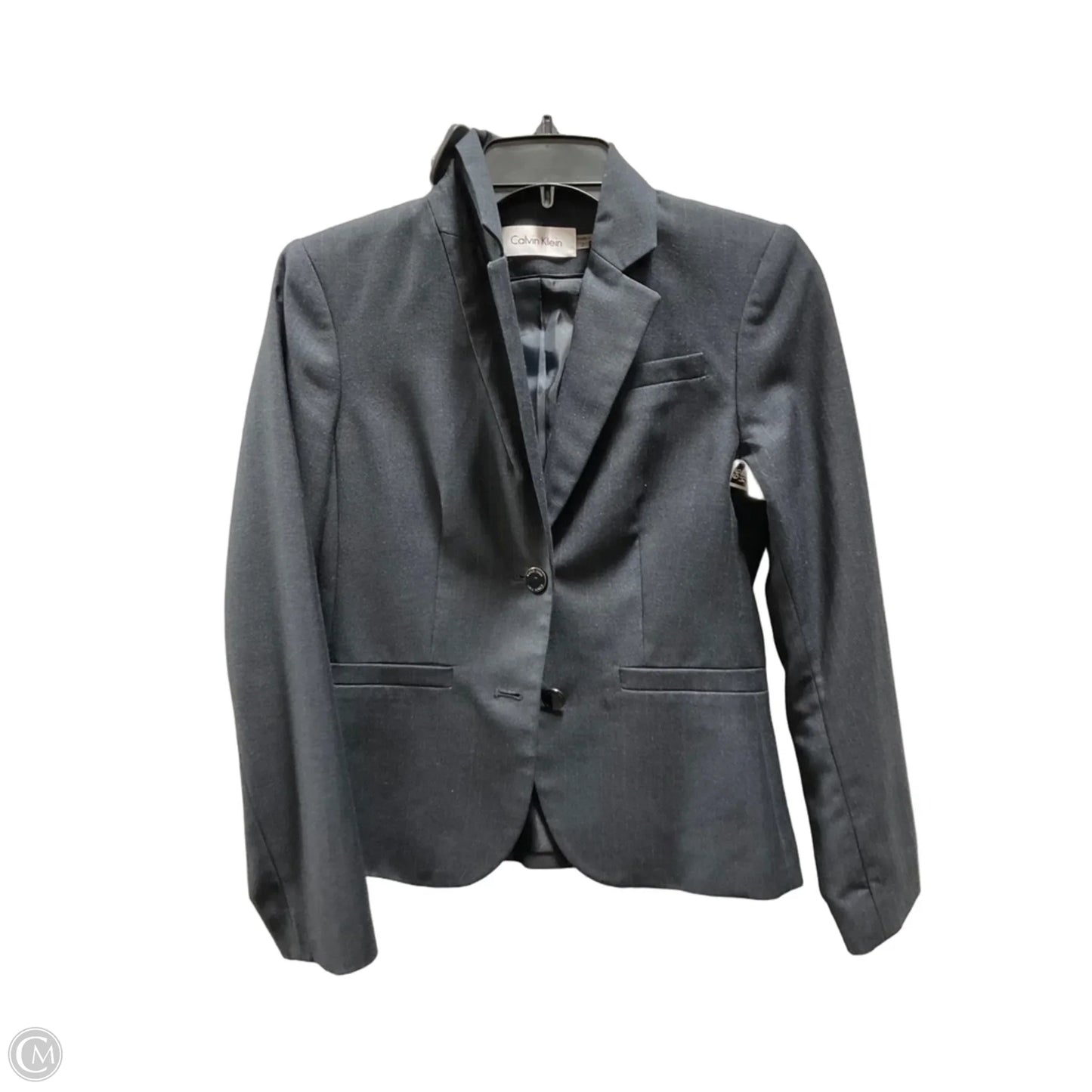 Blazer By Calvin Klein In Navy, Size: Xs