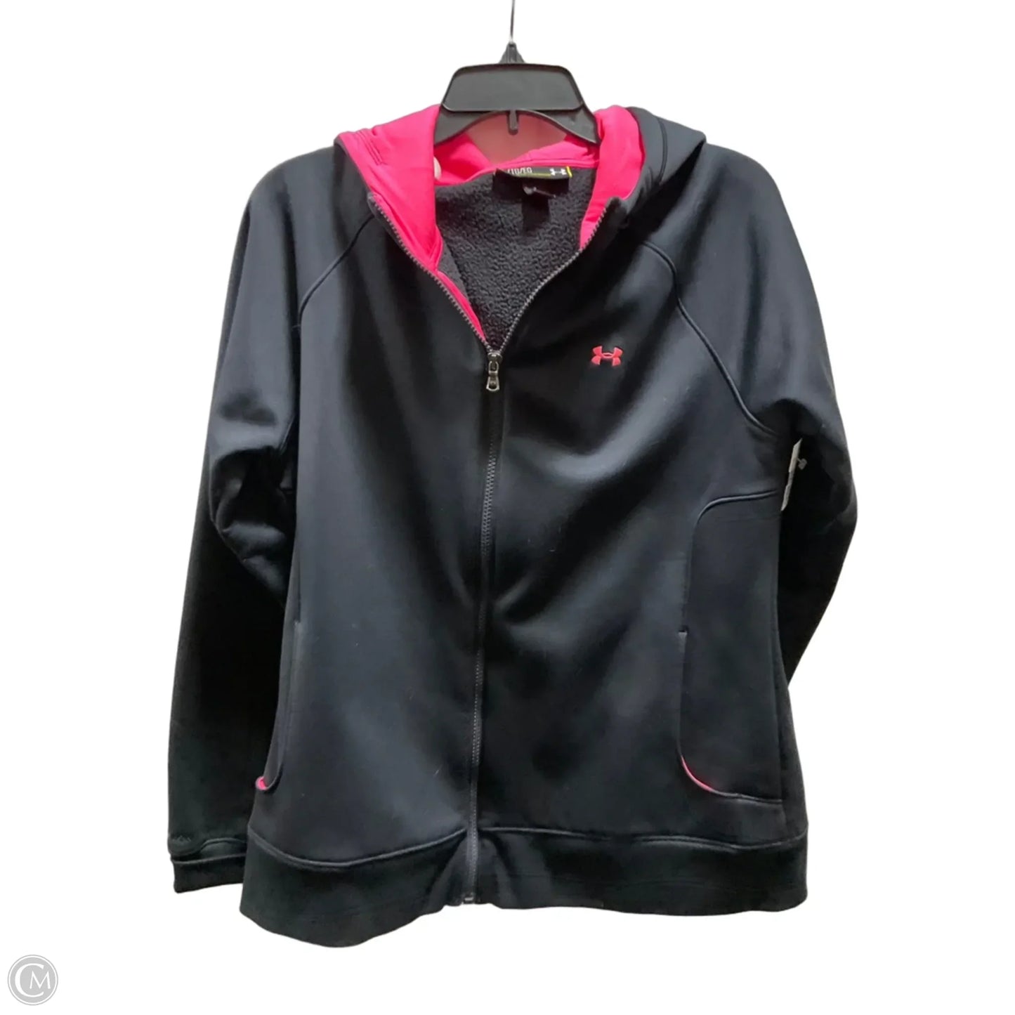 Athletic Jacket By Under Armour In Black, Size: Xl