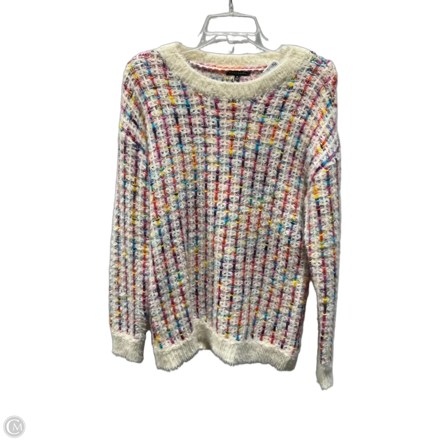 Sweater By Staccato In Rainbow Print, Size: M